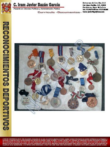 conjunto de medallas